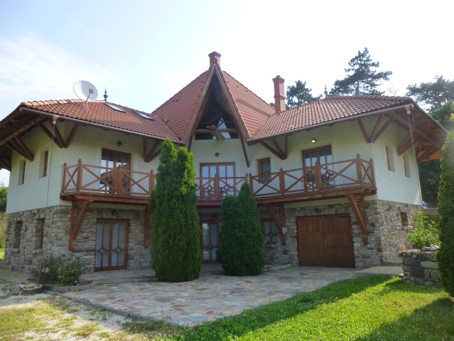 Haus mit Seepanorama in Balatongyorok, Heviz und Umgebung